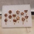 Oxidised Nose Pin 12 piece pack | Studs Nose Pin | Press On Nose Pin | Combo Nose Pin Press On Nose Pin | Oxidised Nose Pin For Women & Girls. 