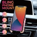 Car Phone Holder Diamond Crystal Car Air Vent Mount Clip Mobile Phone Holder Stand In Auto Bracket Interior Accessories New. 