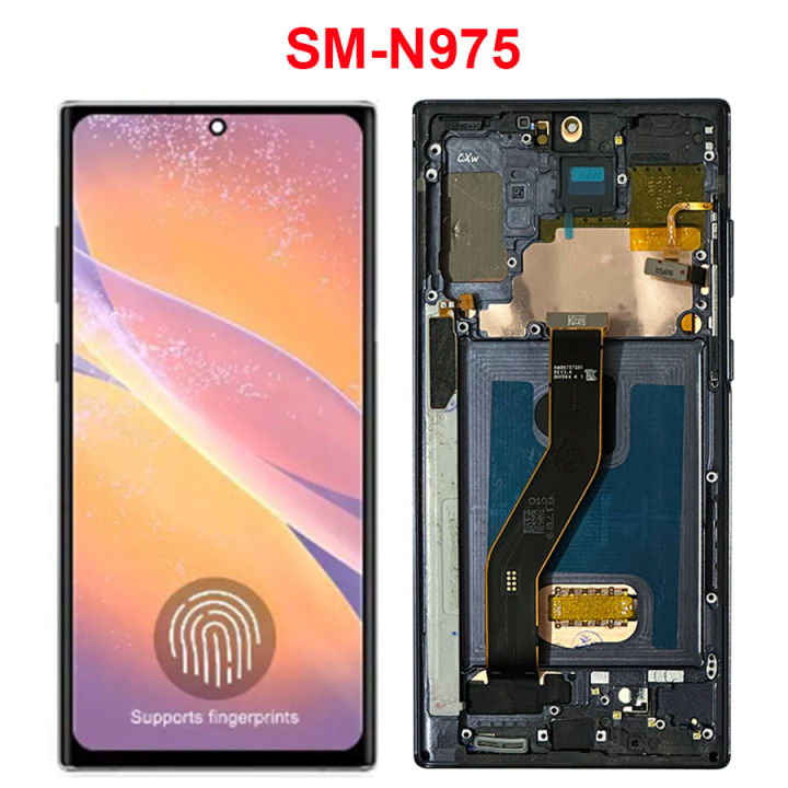 For%20Amoled%20Note%2010%20Plus%20Screen%20for%20Samsung%20Galaxy%20Note10+%20N975F%20Lcd%20Display%20Touch%20Screen%20with%20Frame%20Support%20S%20Pen%20Fingerprints%20-%20Image%203
