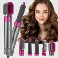 5 in 1 Hair Dryer & Styler – Curling, Straightening, Volumizing, Hot Air Brush for Women. 