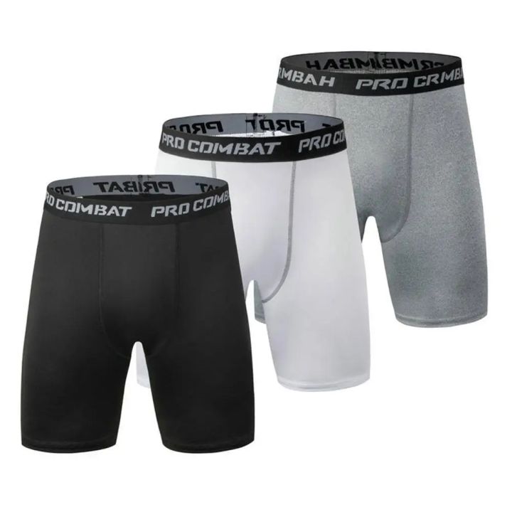 1%20Pcs%20Men's%20Plus%20Size%20Black%20and%20White%20Long%20Sports%20Underwear%20Running%20Fitness%20Basketball%20Football%20Elastic%20Waist%20Shorts%20Teenagers%20-%20Image%202