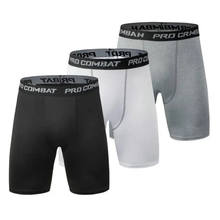 1%20Pcs%20Men's%20Plus%20Size%20Black%20and%20White%20Long%20Sports%20Underwear%20Running%20Fitness%20Basketball%20Football%20Elastic%20Waist%20Shorts%20Teenagers%20-%20Image%202
