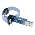 10 Pin to Standard 6 Pin Adapter Board + USBASP USBISP AVR Programmer USB ATMEGA8 ATMEGA128 ATtiny/CAN/PWM For Arduino. 