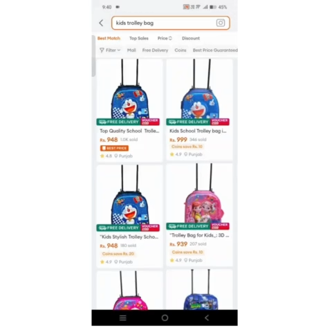 100% Top Best Quality School Trolley Bag for Boys And Girls 3D Children's Trolley Backpack with Wheel for Pre-Nursery / KG Imported Quality Girls School Bag stylish and  fashion bag low price new design