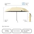 125g Japanese style portable brazing sun protection, UV protection, weather resistance, manual umbrella.