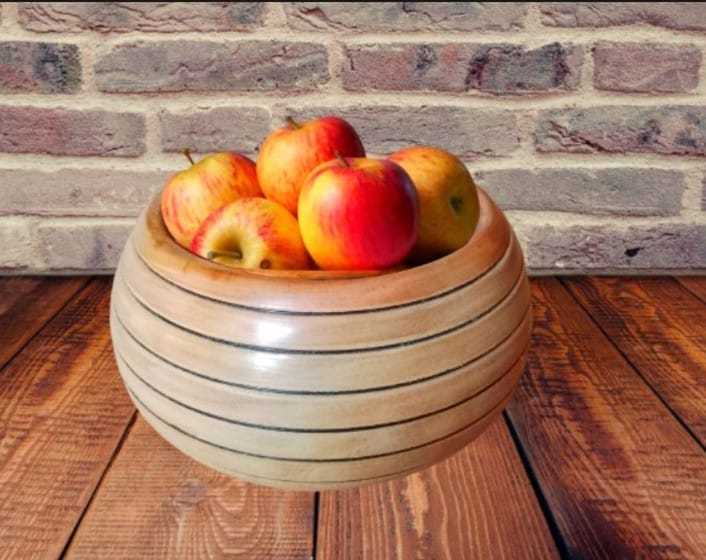 Wooden Rice Pot (Dhama) wooden rice measurement pot ( Big size) 01 pcs ...