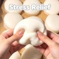 Milk Cake Squeeze Taba Soft Toy, Cute Milky White Squeeze Toy, Finger Toy, Stress Relief Toy, Soft Girl Birthday Toy.