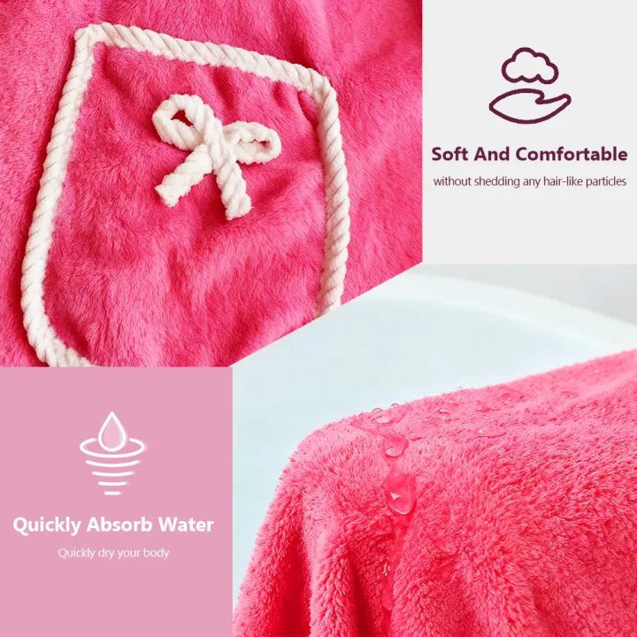1pc,%20coral%20velvet%20women's%20bath%20skirt,%20wearable%20bath%20towel%20wrap%20women's%20absorbent%20Beach%20Spa%20gym%20bathrobe,%20slip%20skirt%20bath%20-%20Image%202