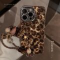 Luxury Bling Glitter Leopard Print with Lanyard Phone Case for IPhone 11 12 13 14 15 17 Pro Max 16 Plus 7 8 X XR XS Back Cover. 