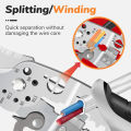 New Multifunctional Wire Crimper Pliers Cable Cutter Adjustable Automatic Electrical Wire Stripper Stripping Terminal Hand Tool. 