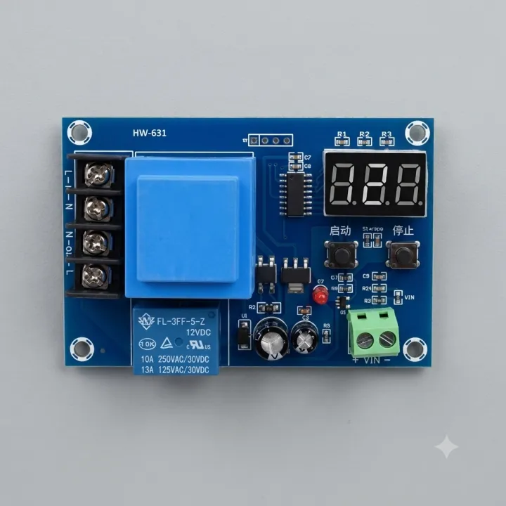 12V%20Auto%20Cut%20Off%20Battery%20Charger%20Control%20Module%20Circuit%20-%20Image%202
