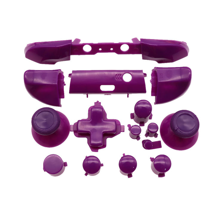 1set%20Full%20Chrome%20Button%20Replacement%20For%20Xbox%20One%20S%20Handle%20Dpad%20ABXY%20Trigger%20Grips%20stick%20Parts%20for%20Xbox%20One%20S%20Slim%20Controller%20-%20Image%203