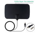 4K TV Antenna 1080P DVB-T2 Booster HD For Global Digital TV RV outdoor 50Miles Car Antenna Indoor TV FM Radio Channel Tv Antenna. 