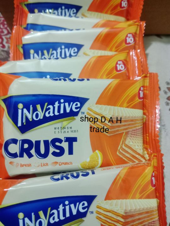 Innovative Biscuits Crust Orange Wafers – 24 pcs