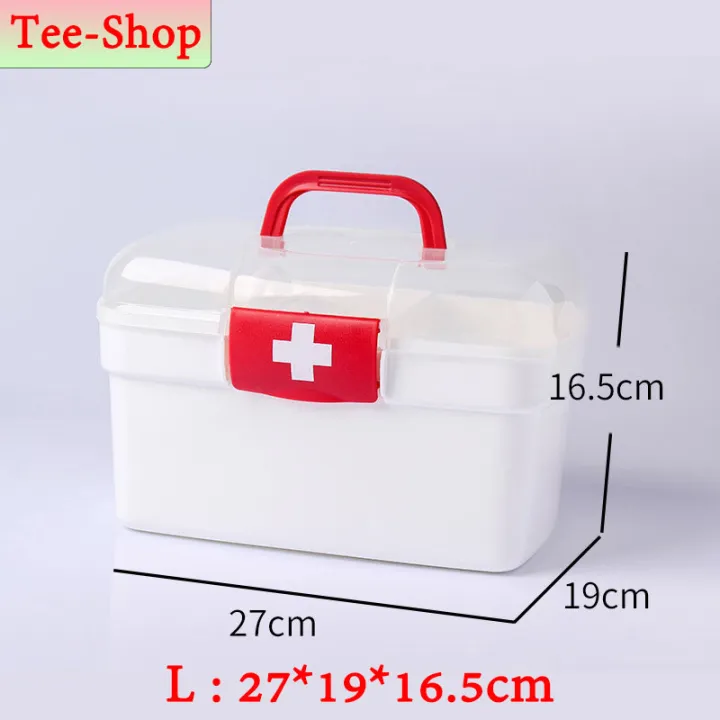 Nurse's%20Box,%20Multi-Purpose%20Box%20Common%20Household%20Medicine%20Box,%20Medicine%20Storage%20Box,%20First%20Aid%20Box%20Easy%20to%20Store%20and%20Organize,%20Clear,%20Two-Layered.%20-%20Image%209