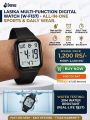 Lasika W-F157 Digital Sports Watch for Men & Boys - Waterproof Square Dial Rubber Strap LED Chronograph Wrist Watch. 