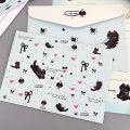 Splashing Ink Love Cat Envelope Letter Paper High Beauty Cute Letter Writing Handwritten Simple Letter Paper.