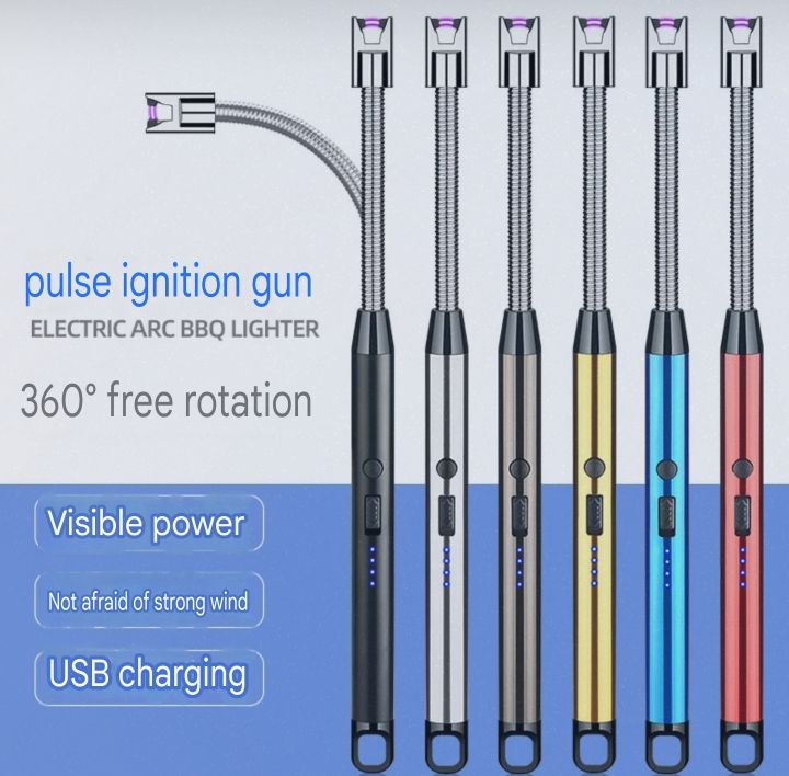 Electric%20BBQ%20TORCH%20Lighter%20Electricity%20Visualization%20wind%20proof%20USB%20charging%20rechargeable%20adjustable%20kitchen%20ARC%20fire%20kitchen%20lighters%20-%20Image%202