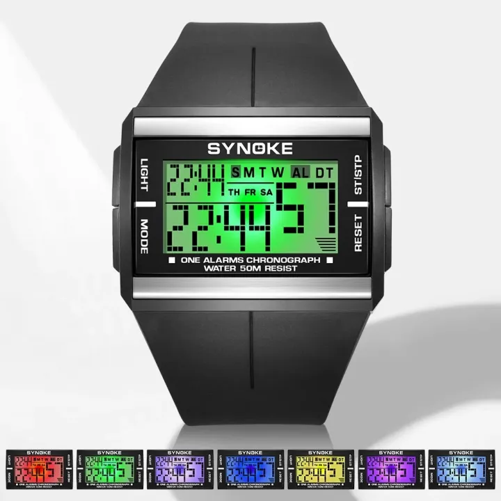 Vorix SYNOKE Outdoor Digital Watch New For Men Fashion Retro Men Watch ...