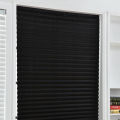 Simple Pleated Window Shades Self-Adhesive Non-Woven Semi-Shading Blinds Curtains Living Room Bedroom Bathroom Home Decorations. 