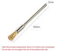 15pcs Brush Wire Wheel Brushes for Dremel Die Grinder Rotary Electric Tool Engraver Accessories Metalworking. 