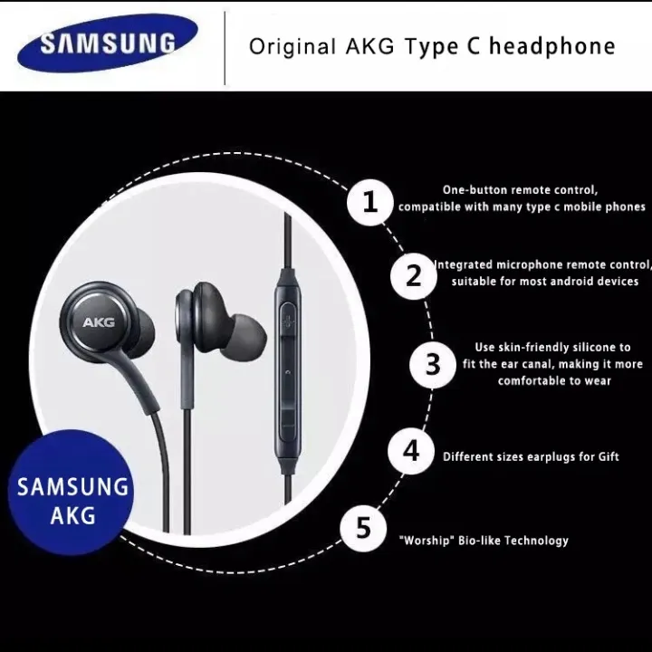 AKG%20Type-C%20Earphones%20For%20Samsung%20Note%2010%2010%20Pro%20&%20Type%20C%20Smartphone%20-%20Image%204