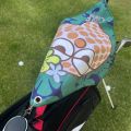 New High-quality Golf Towel,  Double-sided Printing, Retractable Hook, Quick-drying, Machine Washable, Suitable for Golf Bag. 