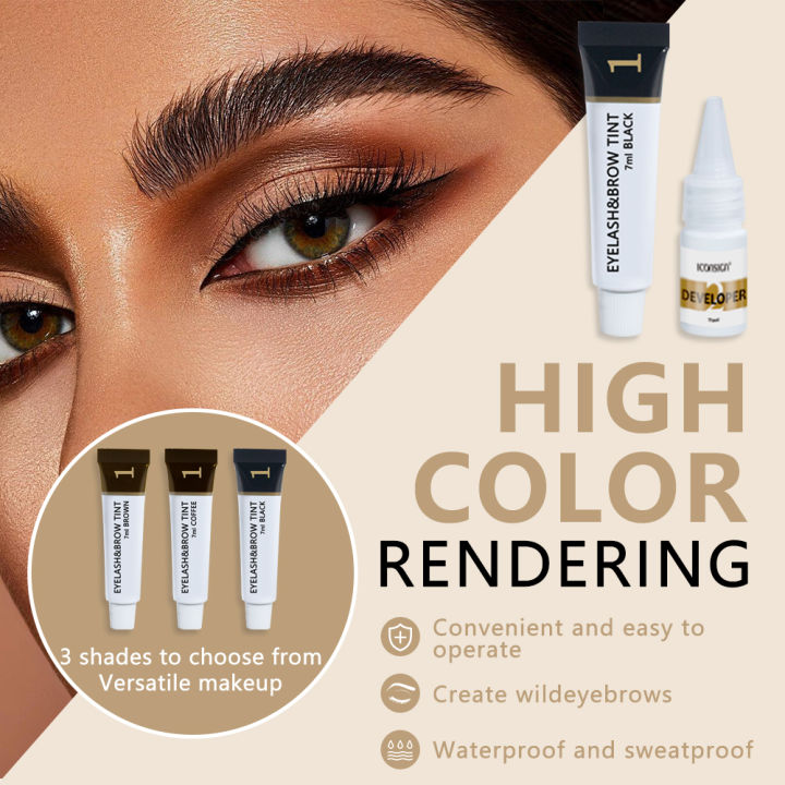 ICONSIGN%20Eyelashes%20and%20Eyebrow%20Tint%20Dye%20Eyebrow%20Dye%20Waterproof%20Long-lasting%20Eyebrow%20Brow%20Kit%20Semi%20Permanent%20Eyebrow%20Black%20Brown%20-%20Image%204
