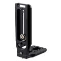 2 PCS Vertical Video Shooting Bracket 1/4 Inch Screw Quick Release L Plate L Shape Bracket for Canon Nikon Sony Fuji Camera. 