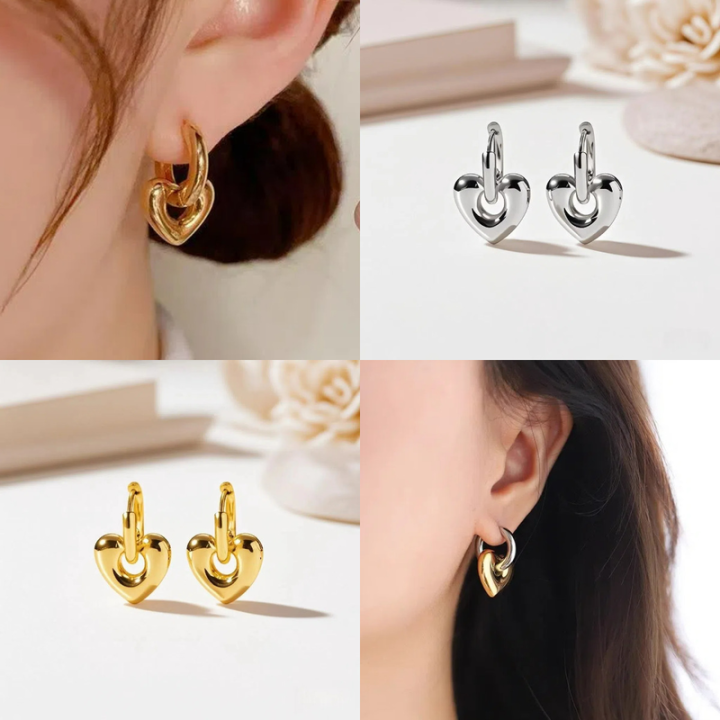 EVISPOL%20Punk%20Stainless%20Steel%20Huggie%20Hoop%20Earrings%20For%20Women%20Moon%20Star%20Heart-shaped%20Drop%20Earrings%20Cartilage%20Piercing%20Jewelry%20-%20Image%204