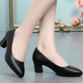 Women Cute Sweet Comfort Spring & Summer Office Bow Tie High Heel Shoes Lady Classic Hotel Work Black Pumps Zapatos Mujer B38.