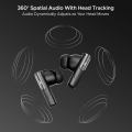boAt Nirvana Ivy Wireless Earbuds, 50 Hours Playback, 50dB ANC, 360 Spatial Audio with Head Tracking, App Support, Adaptive EQ powered by Mimi, Google fast pair, ASAP Charge, boAt Signature Sound. 