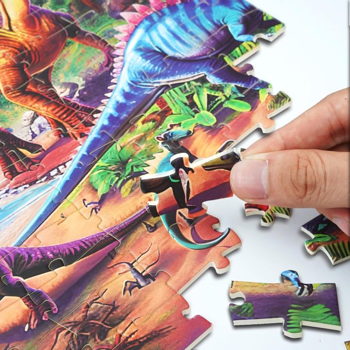 Dinosaur%20Landscape%20Puzzles%20Wooden%20Jigsaw%20Puzzles%20120/300/500/1000%20Pieces%20Unique%20Educational%20Toys%20for%20Adults/Kids%20Birthday%20%20-%20Image%204