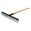 Farming Rake Stainless Steel Rake 14-Tooth Hay Deciduous Rake Pine Soil Rake Garden Gardening Tools Agricultural Farm Tools. 