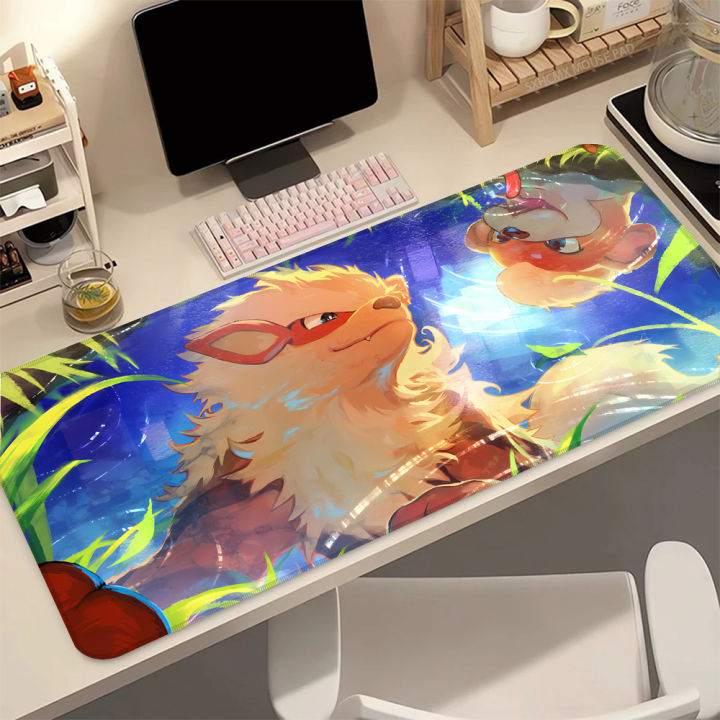 Cute%20Cartoon%20Mouse%20Pad%20Kawaii%20Anime%20P-Pokemon%20Arcanine%20Desk%20Mat%20Soft%20Smooth%20Table%20Pad%20for%20Office%20Laptop%20Computer%20for%20Desktop%20-%20Image%204