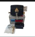 heavy duty, door security inter lock for main gate with three heavy steel rods. 
