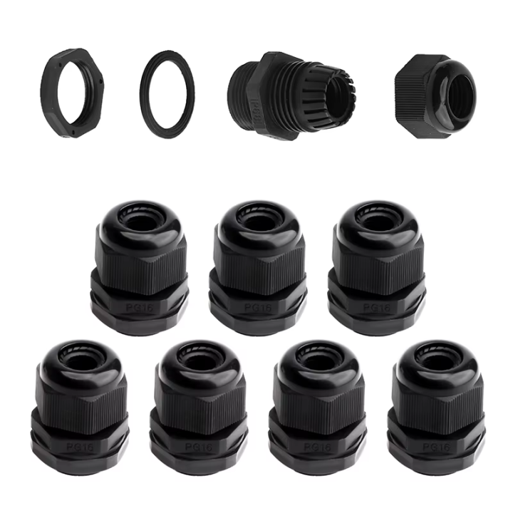 25pcs%20Waterproof%20Cable%20Gland%20Nylon%20Joints%20Plastic%20Black%20Cable%20Glands%20Connector%20Cable%20Joint%20Combination%20PG7%20PG9%20PG11%20PG13.5%20PG16%20-%20Image%203