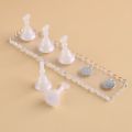 Magnetic Nail Tip Display Work Stand Set Crystal Acrylic Nail Tip Display Work Stand For Practice Nail Art Manicure Tools. 