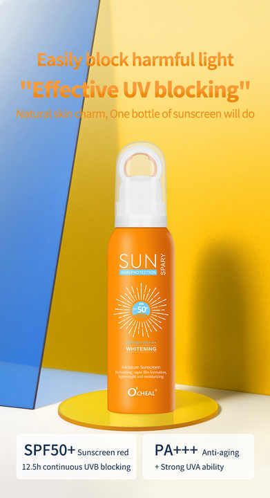 OCHEAL Sun Blocker Spray SPF 50 - Protect Your Skin from Harmful UV Rays for girls