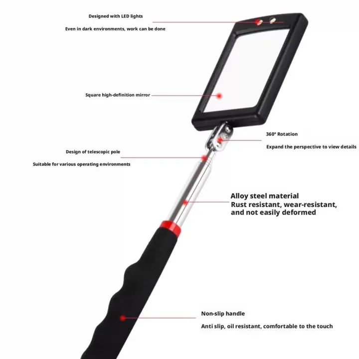 Detection%20Folding%20Mirror%20360%C2%B0%20Rotating%20Reflector%20Universal%20Auto%20Repair%20Tool%20Accessory%20Telescopic%20Bottom%20Inspection%20Mirror%20-%20Image%205