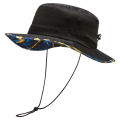 UPF 50+ Foldable Sun Hat Patterned Under Brim Bucket Hats for Summer Hiking Fishing Beach Safari Men Women.