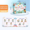 DIY Kids Quiet Books First Busy Book Animal Numbers Matching Logical Life Ability Learning Montessori Educational Toys For Baby. 