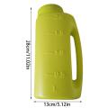 2L Snow Salt Spreader with Scoop Ice Melt & Deicer Shaker  Multi-Use Fertilizer Spreader for Garden, Handheld Dispenser Tool. 