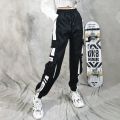 Fashionable Cargo Pants Women Color Matching Ankle Banded Skateboarding Pants Black Joggers Women Sweatpants Plus Size S-4XL 5XL. 