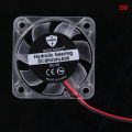 4010 DC 5v 12v 24v Cooling Fan LED Iight Emitting Hydraulic Bearing 2pin. 
