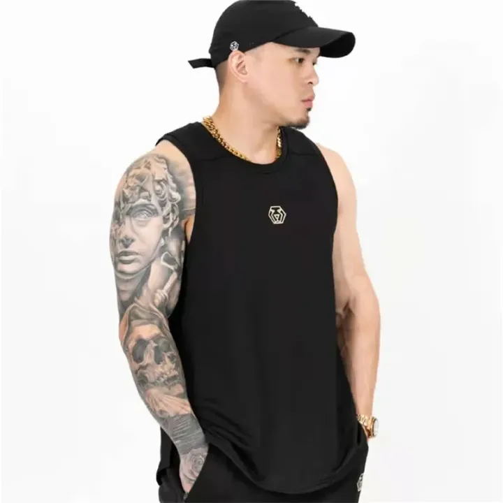 Men's%20Brand%20Gym%20Stringer%20Tank%20Top%20Men%20Bodybuilding%20Vest%20Cotton%20Sleeveless%20Shirt%20Fitness%20Vest%20Singlet%20Sportwear%20Workout%20Tanktop%20-%20Image%204
