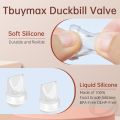 8Pcs Duckbill Valves 4Pcs Silicone Diaphragm Set Compatible with Momcozy M5 Electric Breast Pump Replacement for Pump Efficiency.
