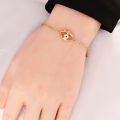 316L Stainless Steel Evil Eyes Chain Bracelet For Women Fashion Girls Wrist Chain Wrist Jewelry Party Holiday Gifts Accessories. 