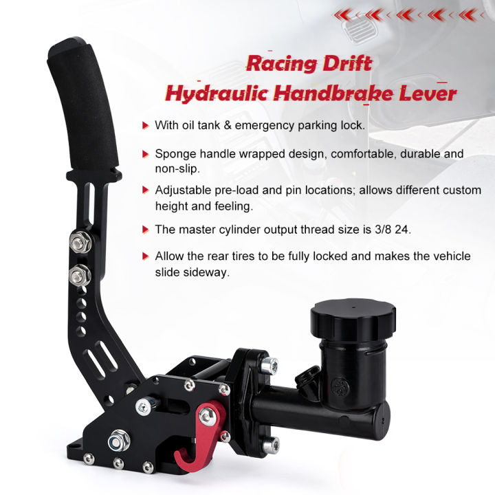 LZONE%20Racing%20Hydraulic%20Drift%20Handbrake%20Gear%20Lever%20With%20Oil%20Tank%20Hydro%20E-Brake%20Rally%200.75Bar%203/8-24%20Parking%20Adjustable%20Brake%20-%20Image%202