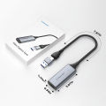 Lemorele Video Capture Card USB3.0 HDMI-compatible to USB/Type-c Game Grabber Record Ms2130 for Switch Xbox PS4/5 Live Broadcas. 